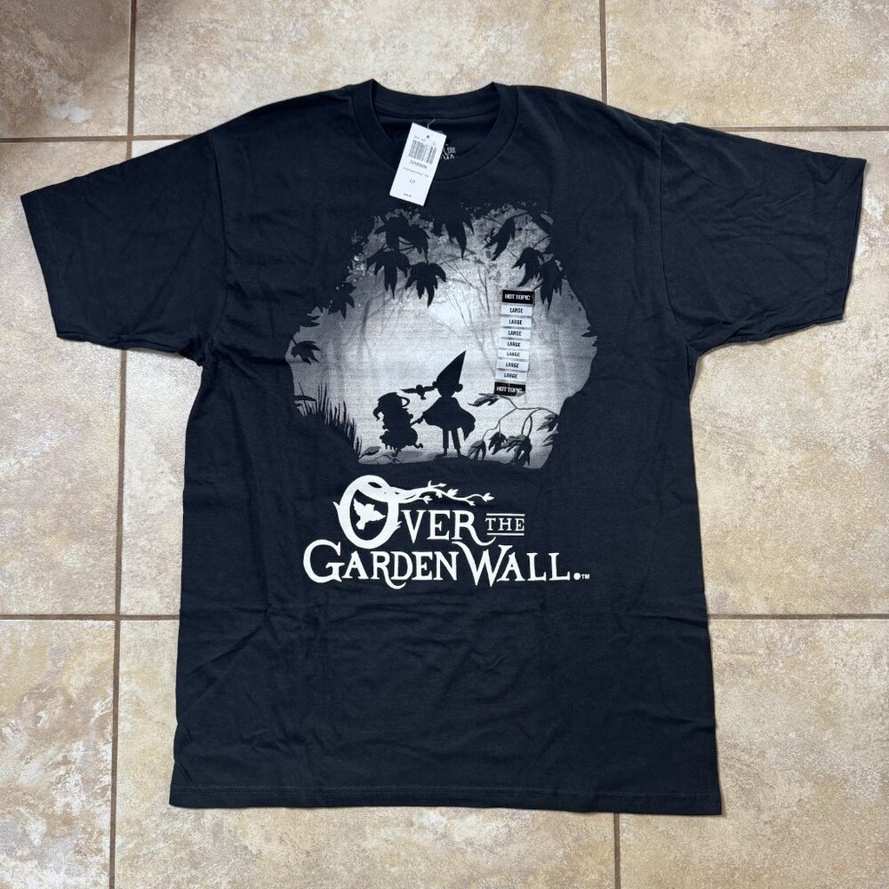 Over The Garden Wall Forest Silhouette T-Shirt LARGE New